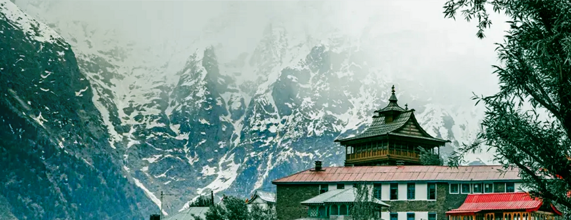 Himalayan Village Background
