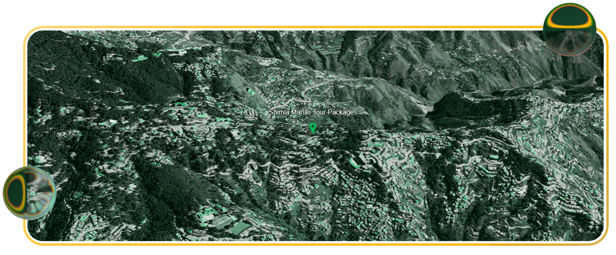 Shimla Manali Tour Map