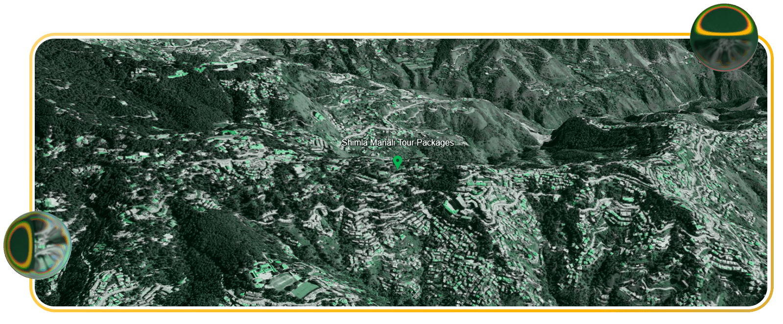 Shimla Manali Tour Map