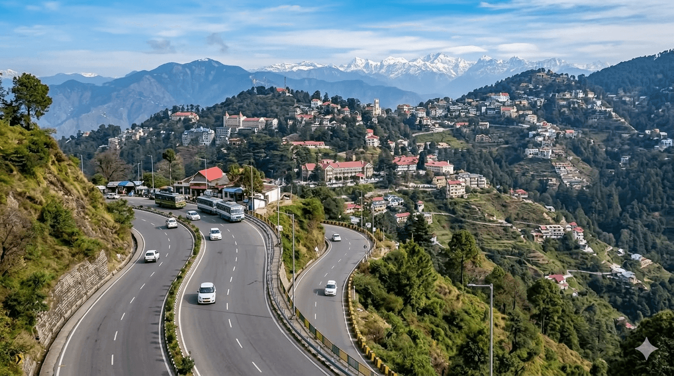Chandigarh to Shimla Scenic Road Journey